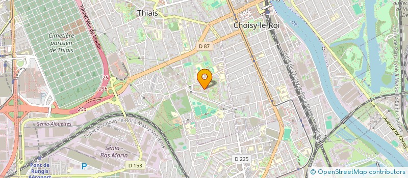 localisation de l'entreprise PRADIS  THIAIS