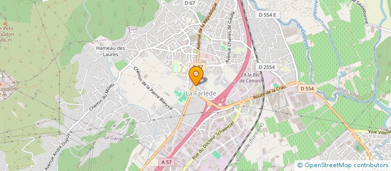 localisation de l'entreprise PRADIUM  LA FARLEDE