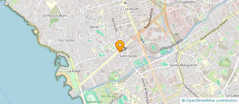 localisation de l'entreprise PRADO 377 à MARSEILLE
