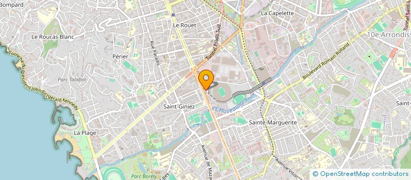 localisation de l'entreprise PRADO 8 à MARSEILLE