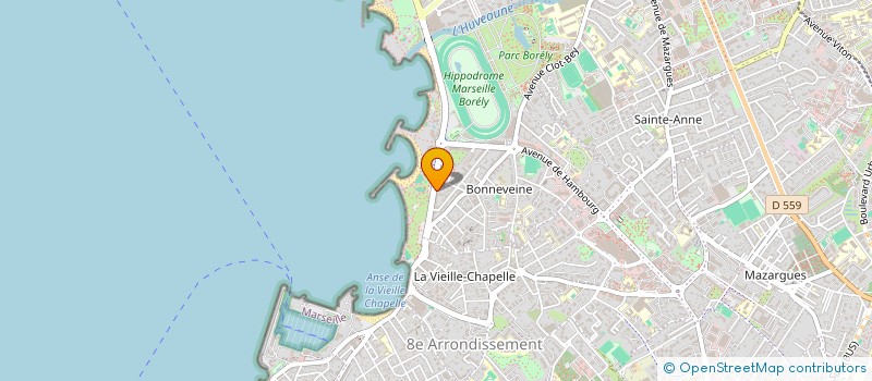 localisation de l'entreprise PRADO à MARSEILLE
