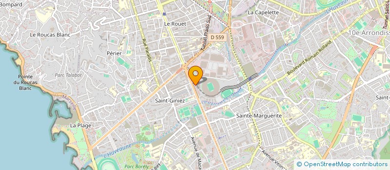 localisation de l'entreprise PRADO GOURMAND à MARSEILLE