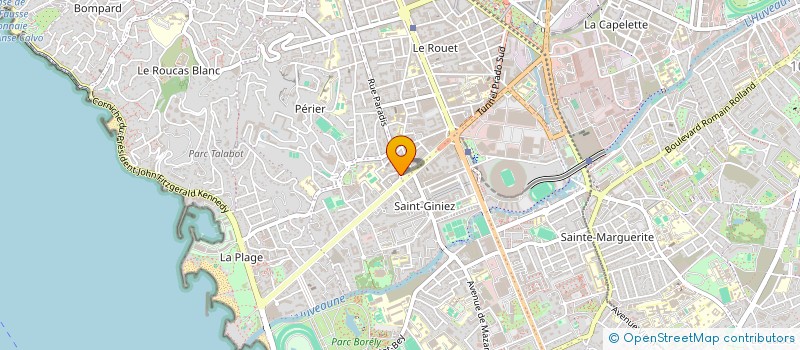 localisation de l'entreprise PRADO INVEST ENTERPRISES à MARSEILLE