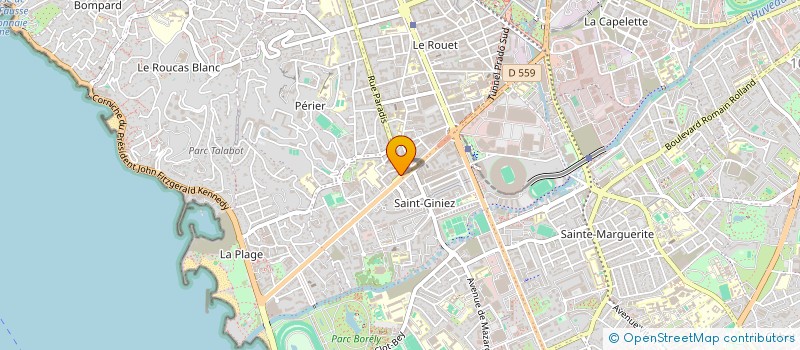 localisation de l'entreprise PRADO INVEST IMMOBILIER à MARSEILLE