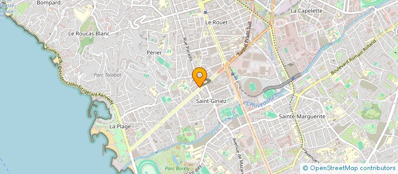 localisation de l'entreprise PRADO INVEST PATRIMOINE à MARSEILLE