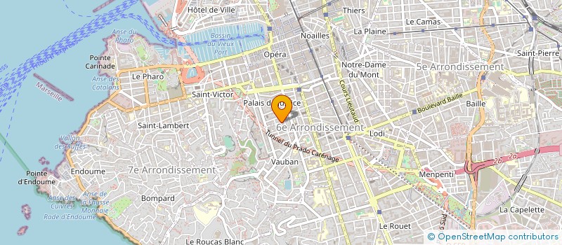 localisation de l'entreprise PRADO INVESTISSEMENT  MARSEILLE