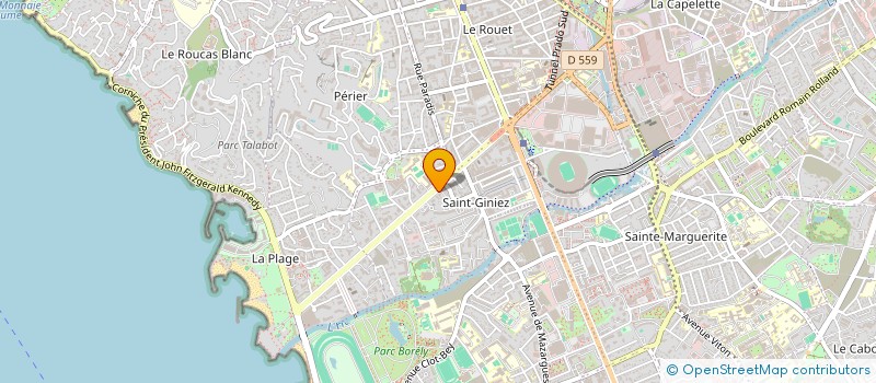 localisation de l'entreprise PRADO S A à MARSEILLE