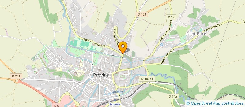 localisation de l'entreprise PRADOUX CHEVRIOT à PROVINS