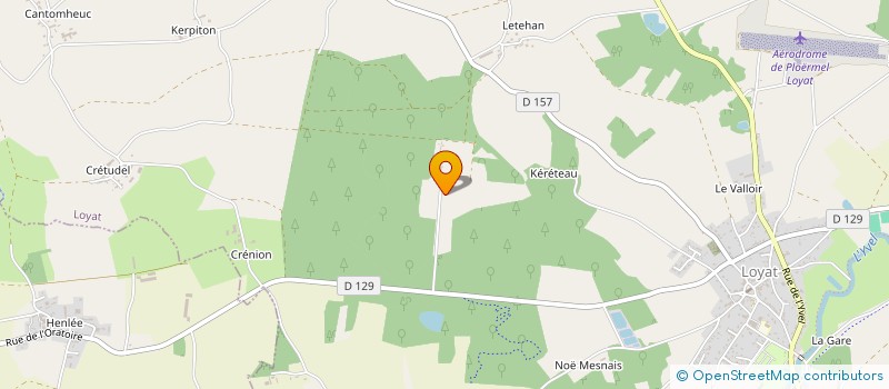 localisation de l'entreprise PRAEDYTH  LOYAT