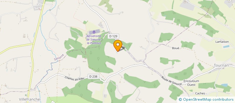 localisation de l'entreprise PRAEHISTORICA  SIMORRE