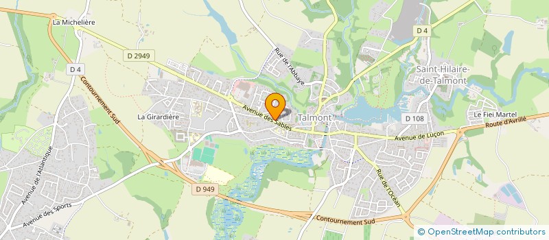 localisation de l'entreprise PRAEMIUM  TALMONT-SAINT-HILAIRE