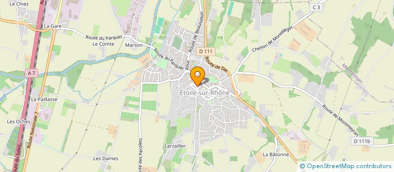 localisation de l'entreprise PRAESIDIAL  ETOILE-SUR-RHONE