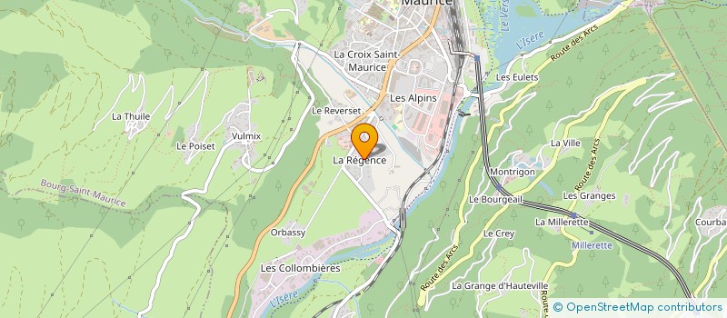localisation de l'entreprise PRAESIDIO  BOURG-SAINT-MAURICE