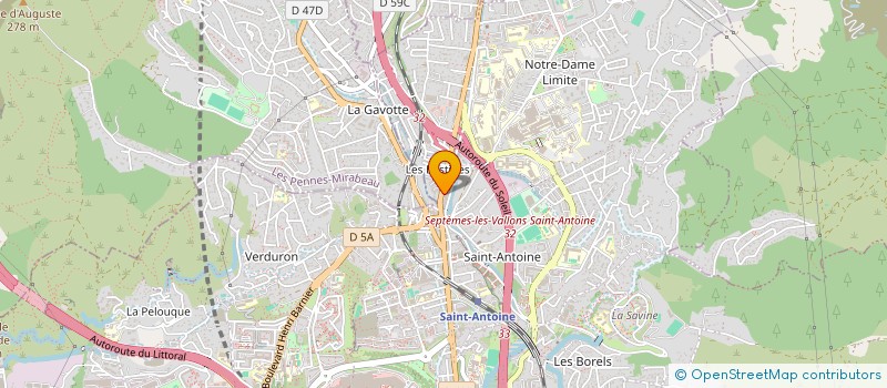localisation de l'entreprise PRAESIDIUM à MARSEILLE