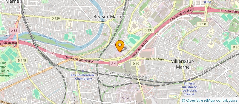 localisation de l'entreprise PRAETORIAN TRAJAN à BRY-SUR-MARNE