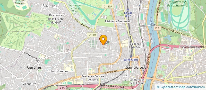 localisation de l'entreprise PRAEVIUM  SAINT-CLOUD