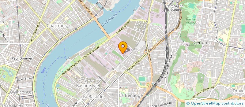 localisation de l'entreprise PRAG'MARTYK  BORDEAUX