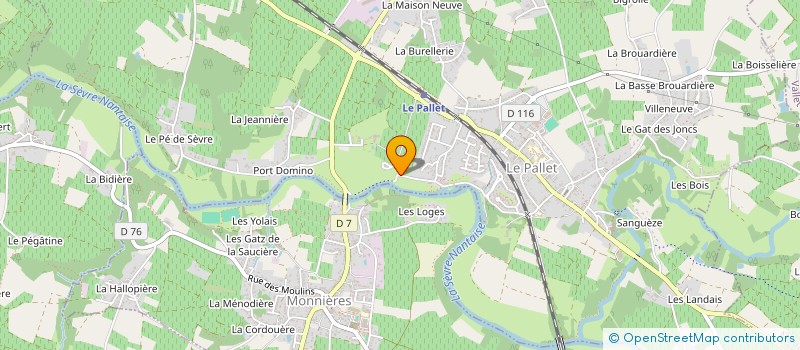 localisation de l'entreprise PRAGA  LE PALLET