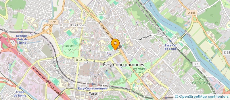 localisation de l'entreprise PRAGM'ACHAT à EVRY-COURCOURONNES