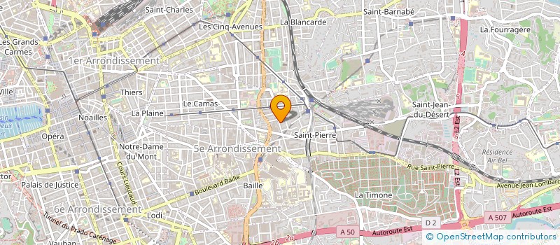 localisation de l'entreprise PRAGMA à MARSEILLE