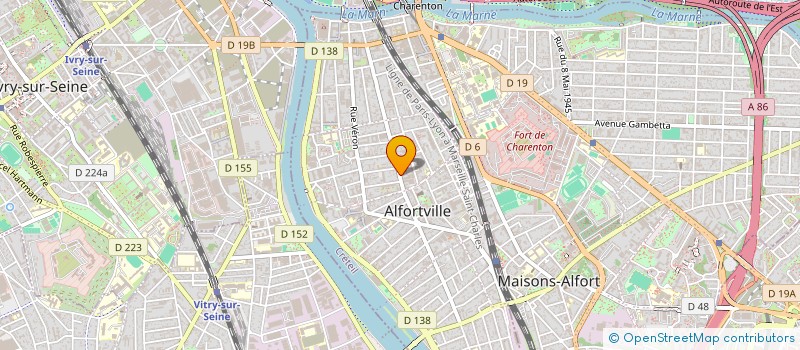 localisation de l'entreprise PRAGMA à ALFORTVILLE
