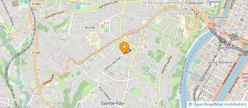 localisation de l'entreprise PRAGMA  SAINTE-FOY-LES-LYON