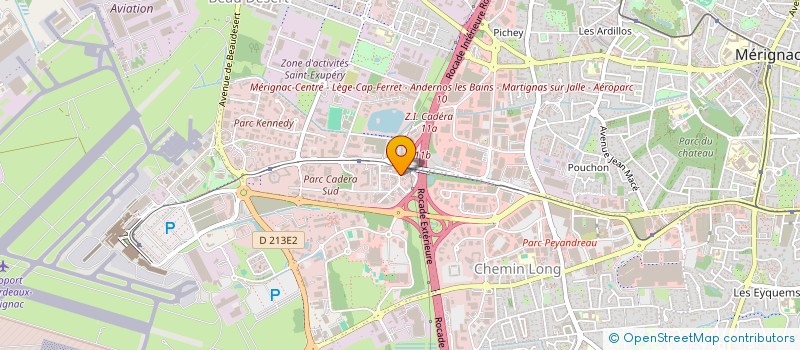 localisation de l'entreprise PRAGMA  MERIGNAC