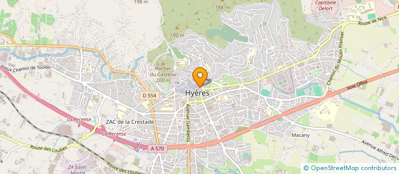 localisation de l'entreprise PRAGMA à HYERES