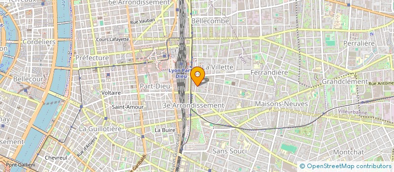 localisation de l'entreprise PRAGMA COM  LYON