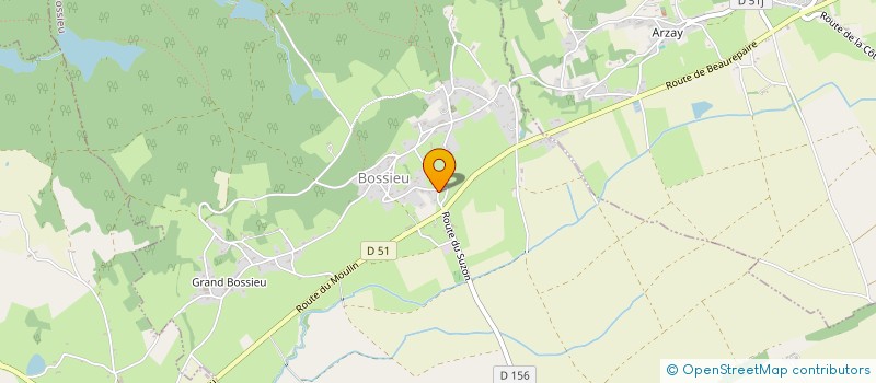 localisation de l'entreprise PRAGMA CONCEPT  BOSSIEU