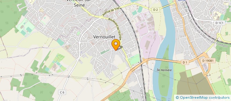 localisation de l'entreprise PRAGMA CORPORATE TRAVEL à VERNOUILLET