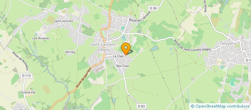 localisation de l'entreprise PRAGMA-CSE  SAINT-LAURENT-D'AGNY