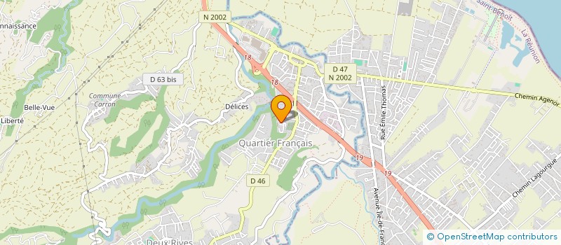 localisation de l'entreprise PRAGMA DEVELOPPEMENT  SAINTE-SUZANNE