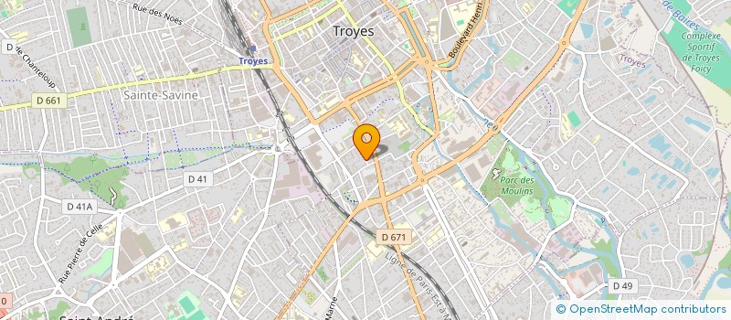 localisation de l'entreprise PRAGMA PROJET  TROYES