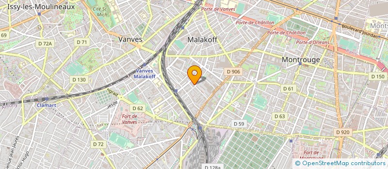 localisation de l'entreprise PRAGMA VISUEL à MALAKOFF