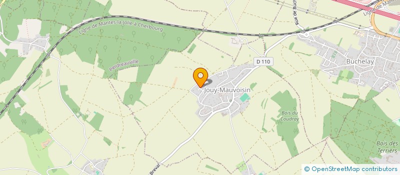 localisation de l'entreprise PRAGMADATA  JOUY-MAUVOISIN