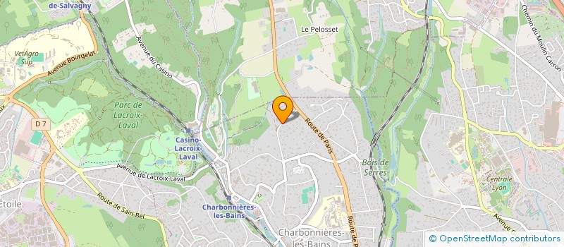 localisation de l'entreprise PRAGMAGIL'RH  CHARBONNIERES-LES-BAINS