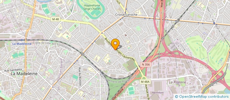 localisation de l'entreprise PRAGMATEAM à MARCQ-EN-BARŒUL