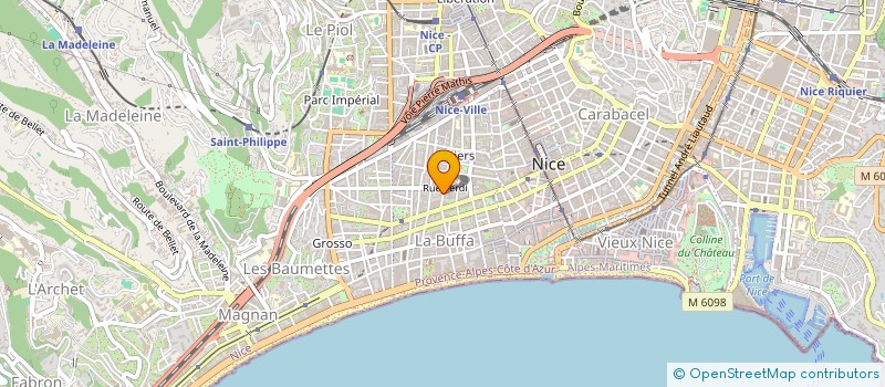 localisation de l'entreprise PRAGMATEEK à NICE