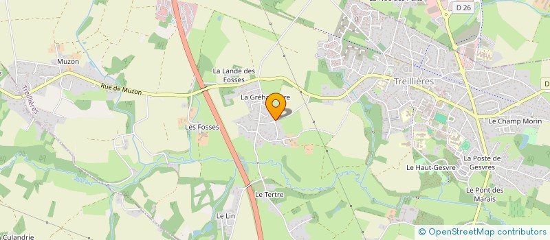 localisation de l'entreprise PRAGMATIC  TREILLIERES