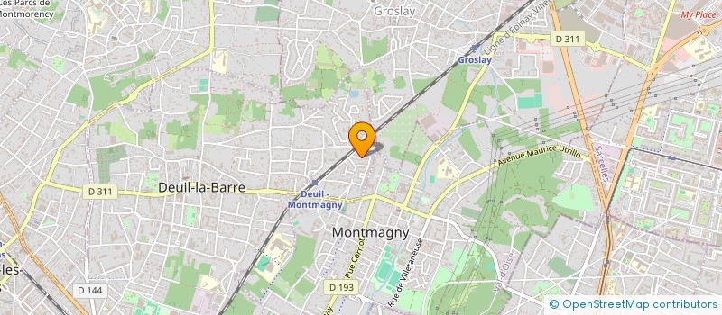 localisation de l'entreprise PRAGME à DEUIL-LA-BARRE