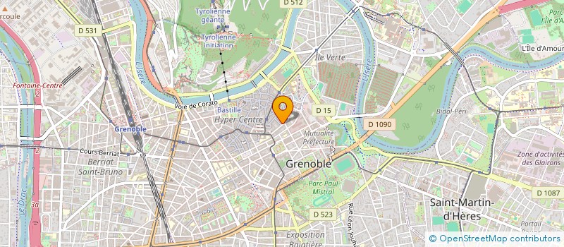 localisation de l'entreprise PRAGMOPTIQUE à GRENOBLE