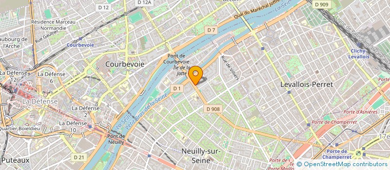 localisation de l'entreprise PRAGUY à NEUILLY-SUR-SEINE