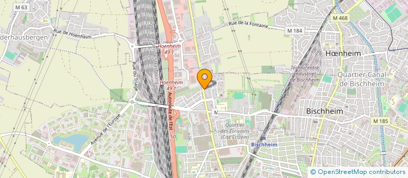 localisation de l'entreprise PRAHA 67  HNHEIM