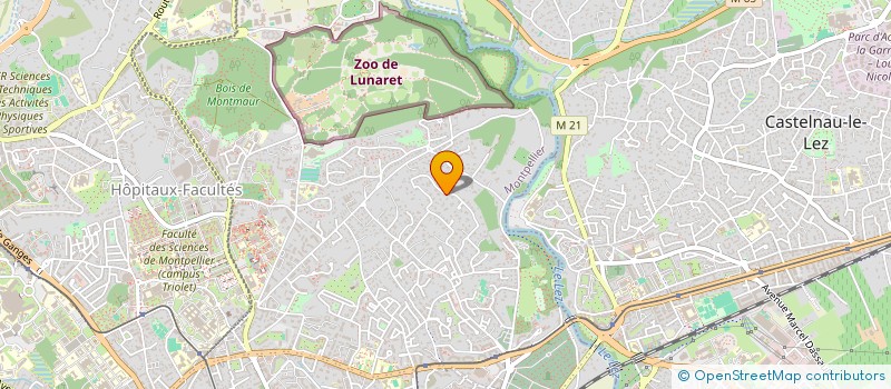 localisation de l'entreprise PRAHEM à MONTPELLIER