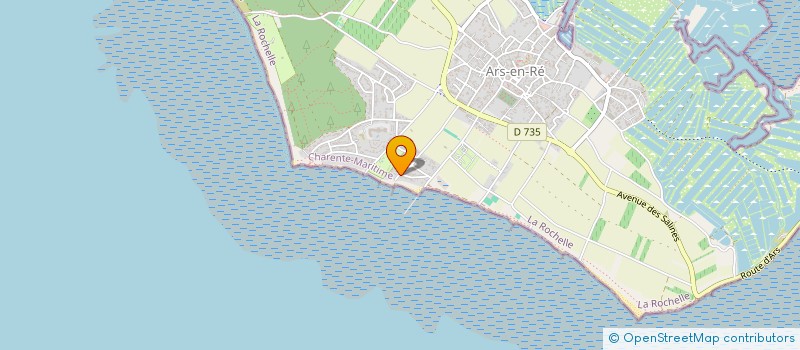 localisation de l'entreprise PRAIRIE  ARS-EN-RE