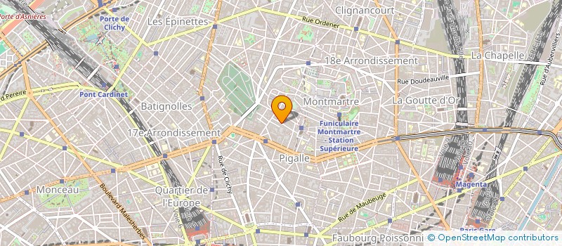 localisation de l'entreprise PRAIRIE à PARIS