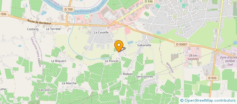 localisation de l'entreprise PRAIRIE DES TAURILLONS à BERGERAC