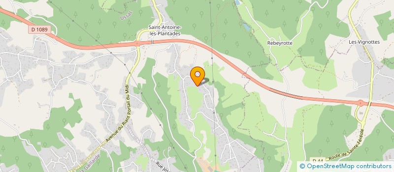 localisation de l'entreprise PRAKOR  USSAC