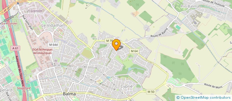 localisation de l'entreprise PRAKTEE à BALMA